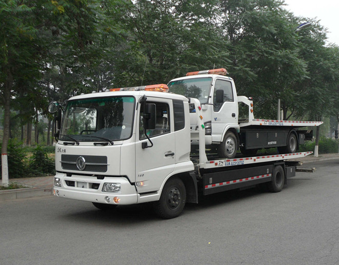 國(guó)五東風(fēng)天錦一拖二清障車